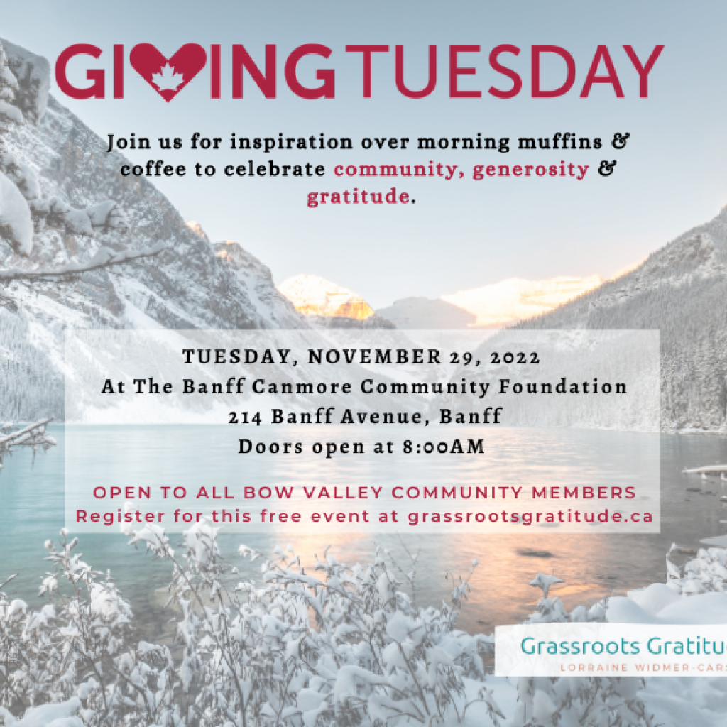 Thankful Thursday - after Giving Tuesday 2022